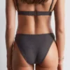 Bikini-Slip mit hoher Taille