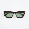 Eckige Cat-Eye-Sonnenbrille Eckige Cat-Eye-Sonnenbrille