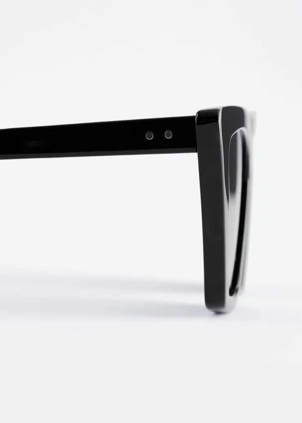 Eckige Cat-Eye-Sonnenbrille Eckige Cat-Eye-Sonnenbrille