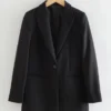 Einreihiger Woll-Blazer Einreihiger Woll-Blazer