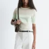 Feinstrick-T-Shirt