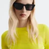 Eckige Cat-Eye-Sonnenbrille Eckige Cat-Eye-Sonnenbrille