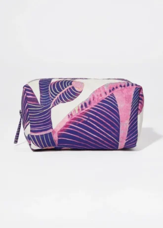 Fleur de Mimosa Beauty-Tasche aus Canvas