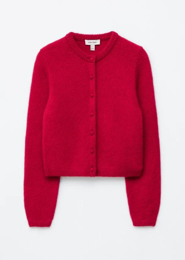 Gebürstete Cardigan Gebürstete Cardigan