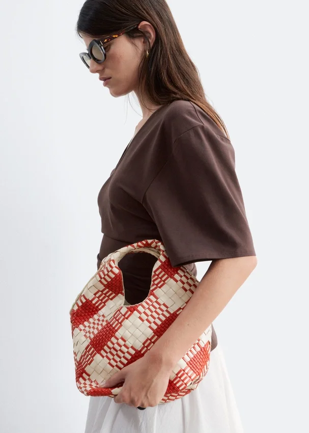 Geflochtene Ledertasche Geflochtene Ledertasche