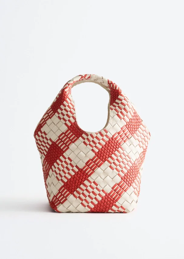 Geflochtene Ledertasche Geflochtene Ledertasche