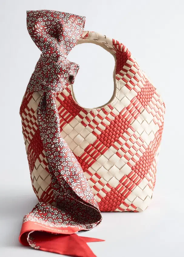Geflochtene Ledertasche Geflochtene Ledertasche