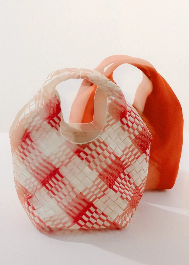 Geflochtene Ledertasche Geflochtene Ledertasche
