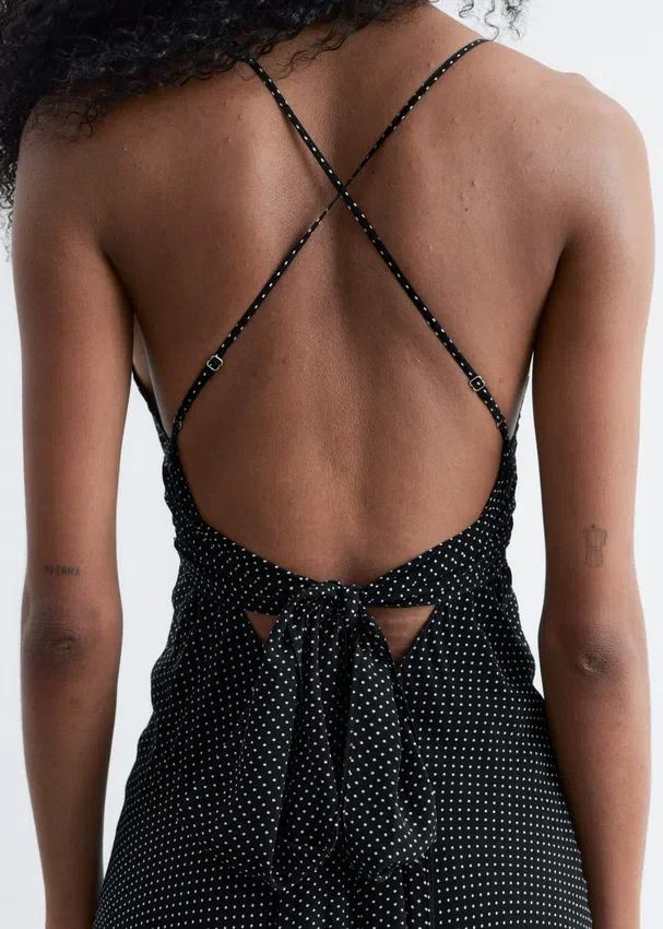 Gepunktetes Midikleid Gepunktetes Midikleid