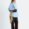 Gerade Hose mit Pressfalte