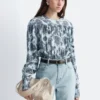 Geraffte Bluse Geraffte Bluse