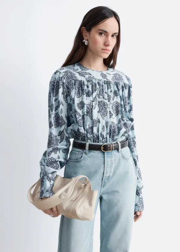 Geraffte Bluse Geraffte Bluse