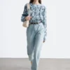 Geraffte Bluse Geraffte Bluse