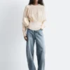 Geraffte Bluse Geraffte Bluse