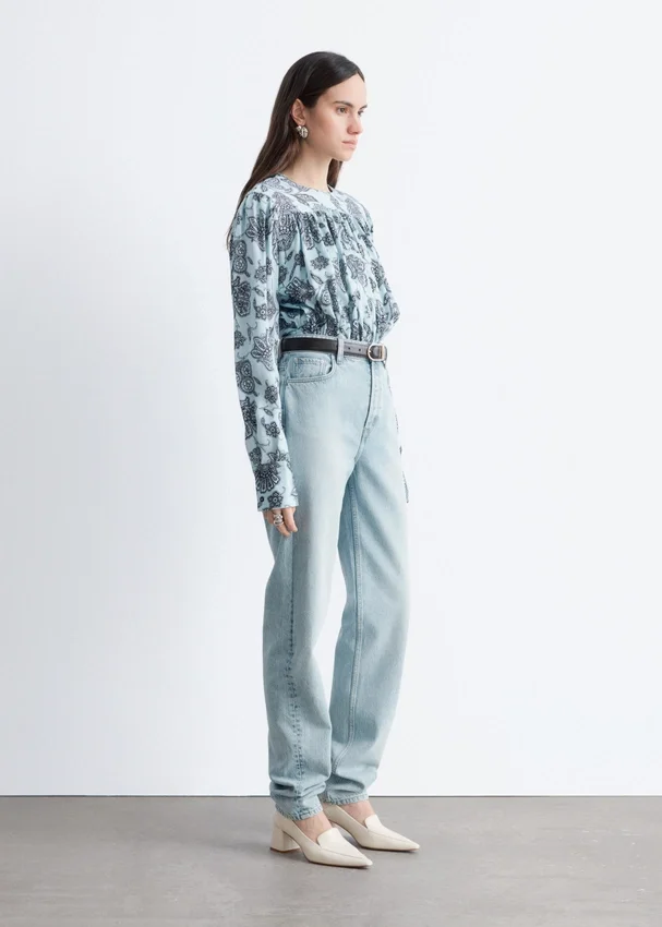 Geraffte Bluse Geraffte Bluse