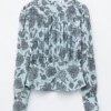 Geraffte Bluse Geraffte Bluse