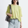 Geraffte Crêpe-Bluse Geraffte Crêpe-Bluse