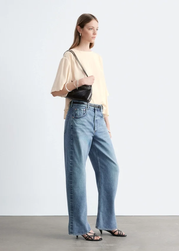 Geraffte Crêpe-Bluse Geraffte Crêpe-Bluse