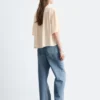 Geraffte Crêpe-Bluse Geraffte Crêpe-Bluse