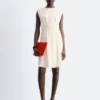 Gerafftes Seiden-Minikleid Gerafftes Seiden-Minikleid