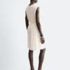 Gerafftes Seiden-Minikleid Gerafftes Seiden-Minikleid