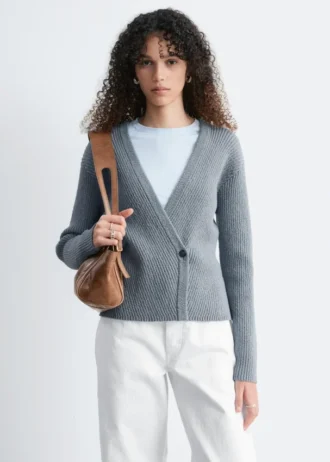 Gerippte Cardigan