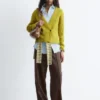 Gerippte Cardigan