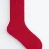 Gerippte Rüschen-Socken