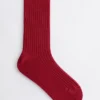 Gerippte Seidensocken