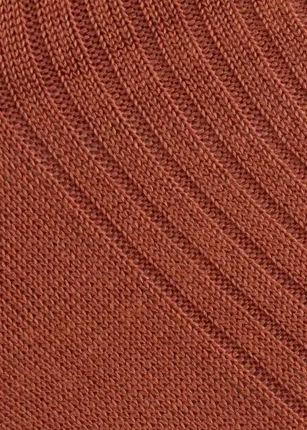 Gerippte Seidensocken Gerippte Seidensocken