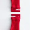 Geripptes Bandeau-Bikini-Oberteil