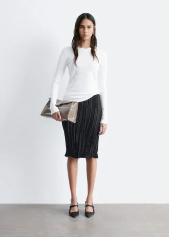 Geripptes Langarmshirt