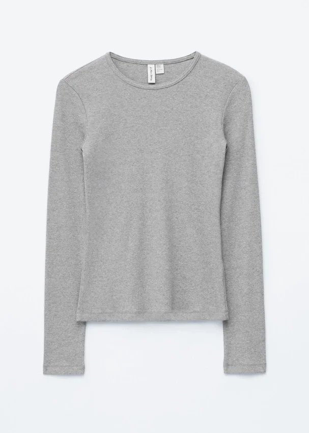 Geripptes Langarmshirt Geripptes Langarmshirt