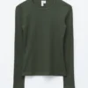 Geripptes Langarmshirt Geripptes Langarmshirt