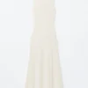 Geripptes Midikleid