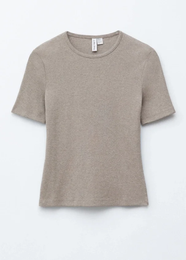 Geripptes T-Shirt Geripptes T-Shirt