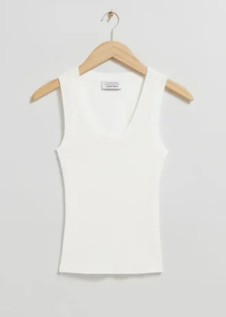 Geripptes Tanktop