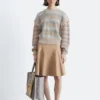 Gestreifter Strickpullover