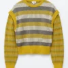 Gestreifter Strickpullover