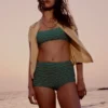 Gestreiftes Bikini-Oberteil