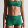 Gestreiftes Bikini-Oberteil