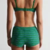 Gestreiftes Bikini-Oberteil