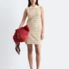 Gestreiftes Mini-Polo-Kleid aus Baumwolle Gestreiftes Mini-Polo-Kleid aus Baumwolle