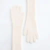 Gestrickte Handschuhe aus gebürstetem Kaschmir Gestrickte Handschuhe aus gebürstetem Kaschmir