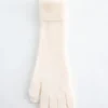 Gestrickte Handschuhe aus gebürstetem Kaschmir Gestrickte Handschuhe aus gebürstetem Kaschmir