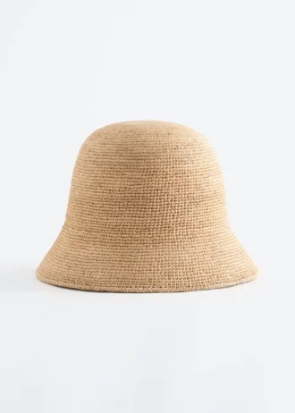 Gewebter Stroh-Bucket-Hut