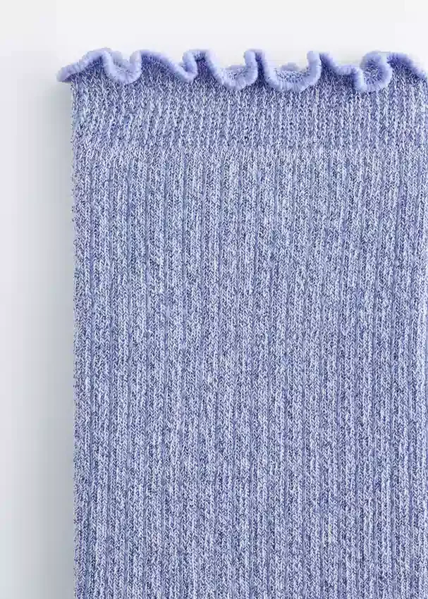 Glitzersocken mit Rüschen Glitzersocken mit Rüschen