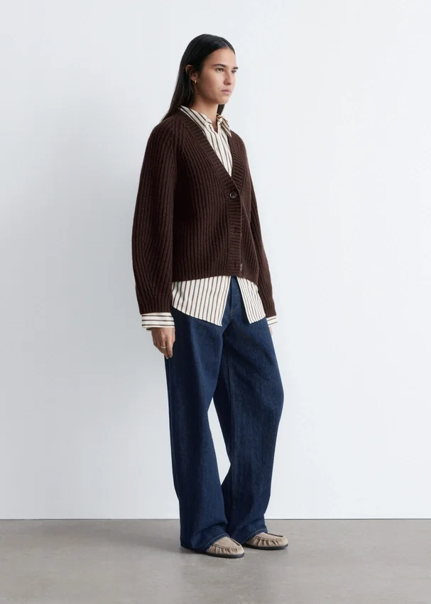 Grob gestrickter Cardigan Grob gestrickter Cardigan