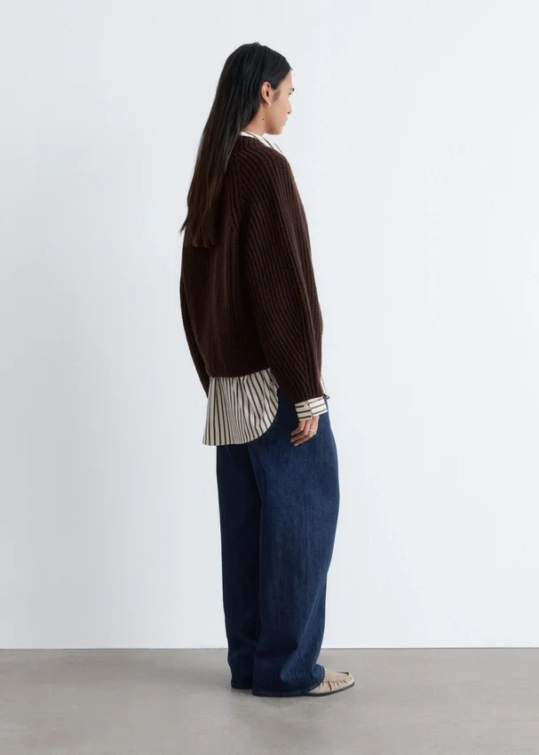 Grob gestrickter Cardigan Grob gestrickter Cardigan