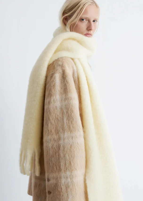 Großer Schal aus Mohair-Mischung Großer Schal aus Mohair-Mischung